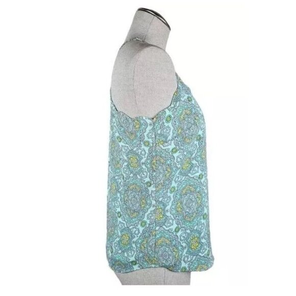 J. Crew Cami Top Womens Size 14 Blouse Tank Boho Casual Feminine Silky Print - Picture 2 of 7